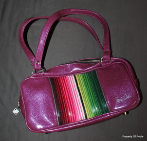 Trophy Queen Mexican Blanket Vinyl Glitter Hot Rod Rockabilly Pinup