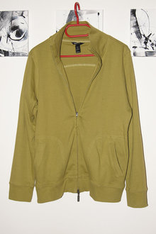 Shirt Jacke von H&M Gr. L grün 