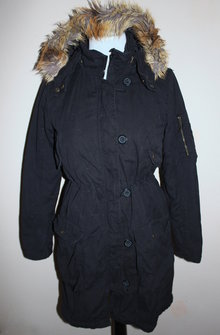 H&M Mantel / Parka * schwarz * Größe S