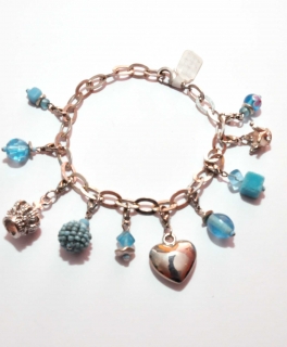 Bettelarmband (grün, orange oder blau)