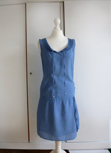 Sommerkleid von Esprit in blau Gr. 36 / S