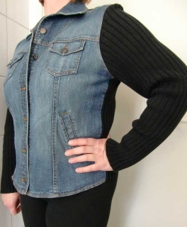 Cecil: Tolle Jeansjacke mit Strick