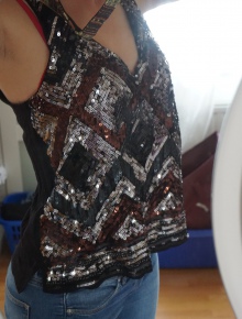 Pailletten Top 