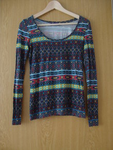 AJC Sweatshirt gemustert in Gr. 34