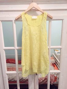 schönes gelbes Top Zara