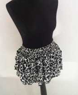 Schwaruzweißer Leorock