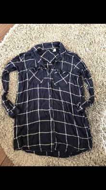 Tolles kariertes Hemd H&M blau weiß Basic 