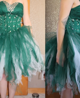 schönes grünes Kleid :)