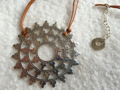 HOFFNUNGSTRÄGER * Rad des Karmas / Wheel of Karma * Kette Silber NEU