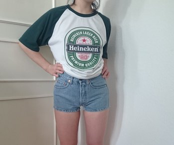 Levi's Levis 841 Cut-Offs Jeans Shorts Hotpants W26 XS High Waist