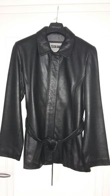 NEU Lederjacke echtes Leder schwarz L Made in Italy