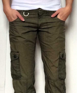 Wie neu: Lässige kakifarbene 3/4 Hose [Zara, S]