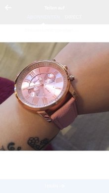 Neu geneva uhr Gold rosa Blogger