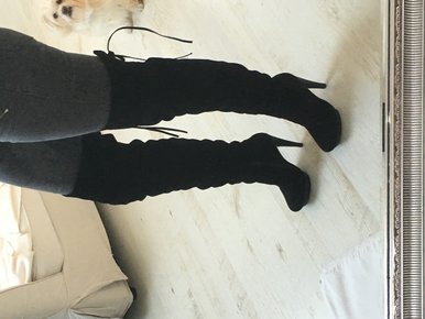 Wildleder overknee Boots aus den USA