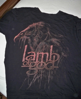 Lamb of God T-Shirt Crow XL Metalcore Machine Head Devildriver Metallica