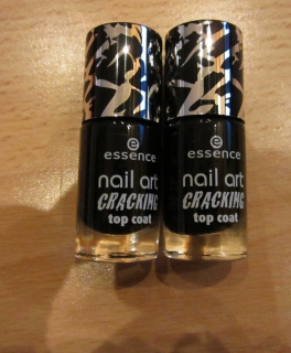 Cracking Top Coat in schwarz