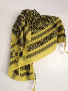 Schal, Pali-Tuch in Gelb und Schwarz