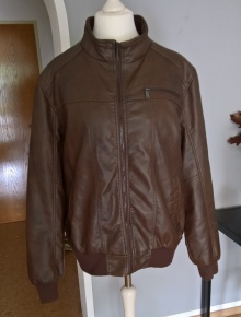 Braune Lederjacke - Neu / Cedar Wood State