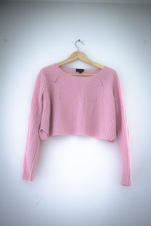 rosaner Pulli Crop