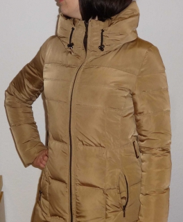Winterjacke Zara Daunenjacke 36 Gold - Ocker
