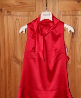 Schicke kurzärmlige Bluse in rot