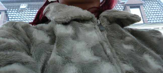  Kurze Jacke - Felloptik / Girlzs PROTEST, Gr. 38