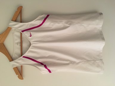 Nike Top Shirt weiß pink Gr. S 36 Sport Fitness BH