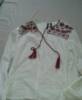 Versand inklusive!! Folklore Bluse Mango Größe 38