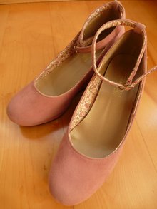 Süße Schuhe Japan rosa altrosa plattform