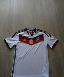DFB DEUTSCHLAND WELTMEISTER HEIMTRIKOT WM 2014 4 Sterne 13 Müller XL NEU 