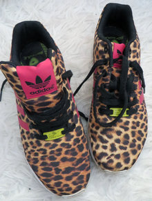 Adidas Sneaker, Animal-Print - neuwertig - Gr. 40,5