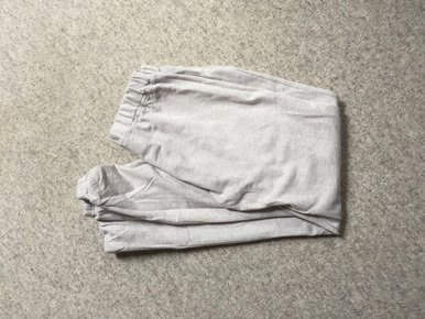 weiße Jogging/Yogahose