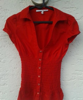 Rote Bluse von Tally Weijl