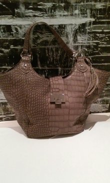 HANDTASCHE IN SCHLANGENLEDER OPTIK