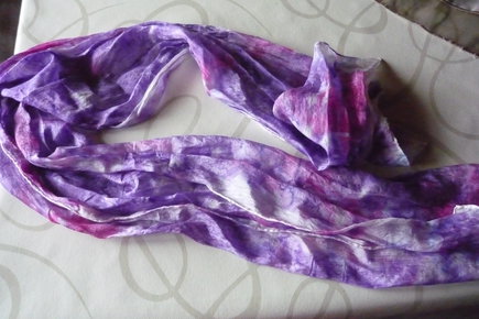 Schal aus Seide, Seidenschal, 