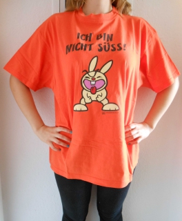 Großes T-Shirt mit Aufdruck