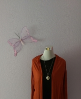 Cardigan Gr.  XS rostfarben