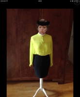 Neon Hemd transparent blogger