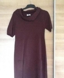 Strickkleid bordeuxrot