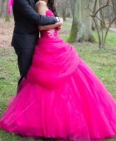 Abendkleid in fuchsia/pink