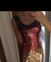Pailetten kleid 