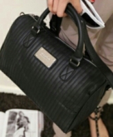 Echte mango Tasche in schwarz