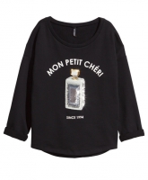 Neuer Pullover h&m schwarz Glitzer chanel Parfüm Pailietten Blogger 