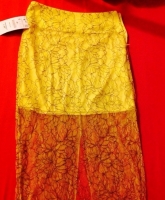 Zara gelber blumenrock