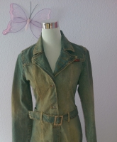 langer Sommer-Jeansmantel Gr.36. von Only