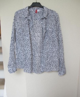 Schwarz weisse Bluse H&M