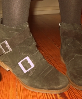 Boots aus echtem Wildleder