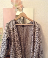 Leo Print Cardigan Glitzer XS