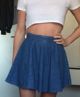 Denim Highwaist Rock neu!!!