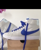 Nike Blazer Mid Vintage Elfenbein/royalblau